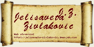 Jelisaveta Zivlaković vizit kartica